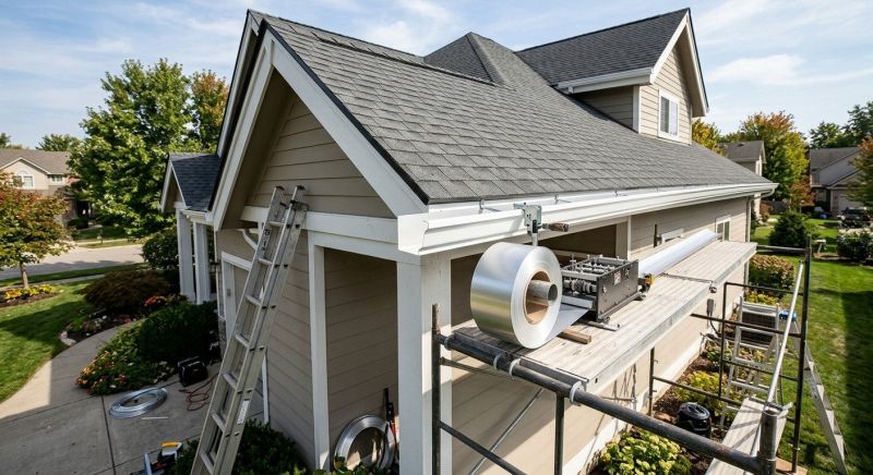 Continuous Gutter Installation in Everett, WA