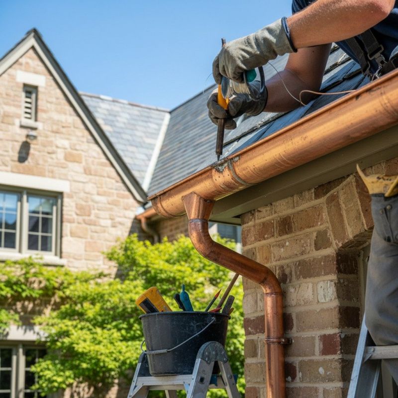 Copper Gutter Repair in San Francisco, CA