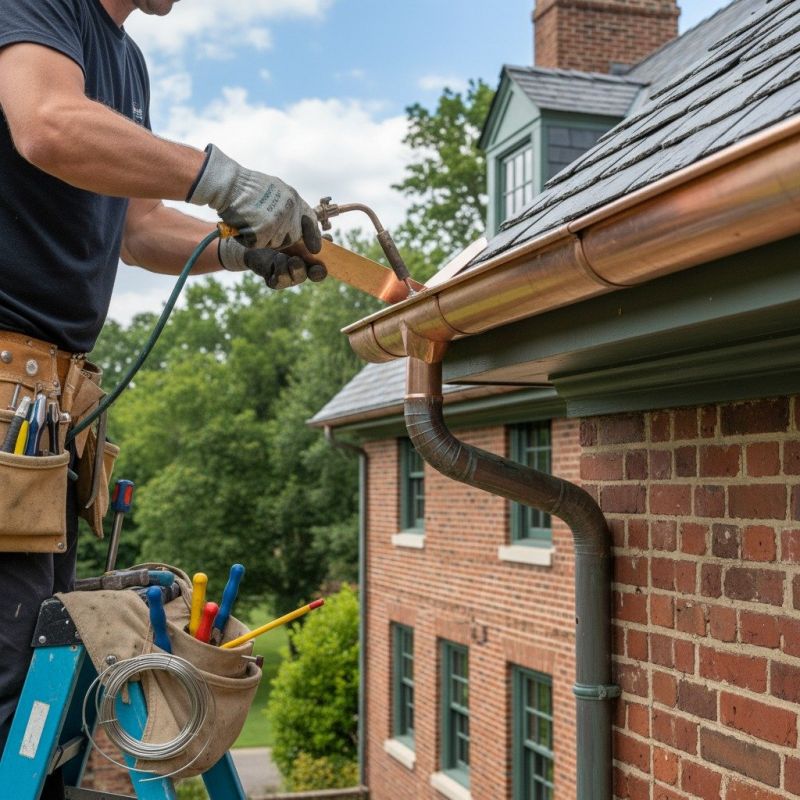 Copper Gutter Repair in San Francisco, CA