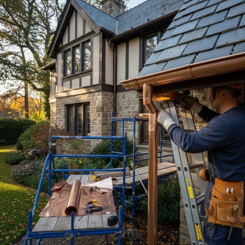 Copper Gutter Repair in Mcdonough, GA