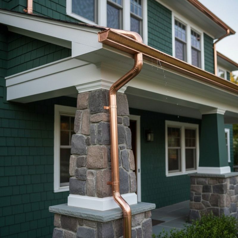 Copper Gutter Replacement in Mcdonough, GA