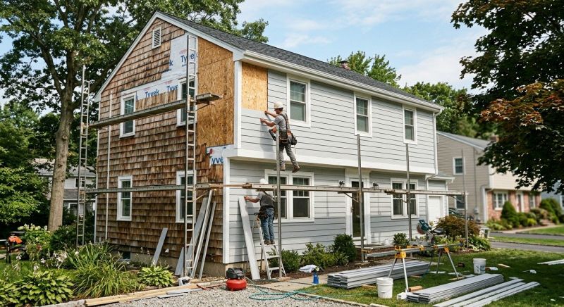 Vertical Siding Replacement in West Hartford, CT