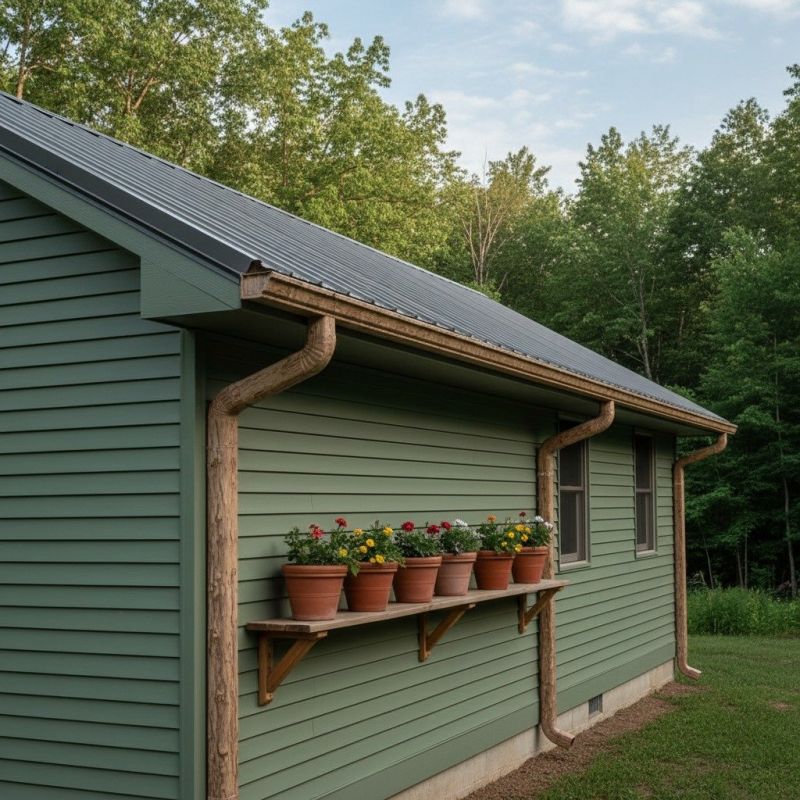 Wood Rain Gutter Installation in Mcdonough, GA