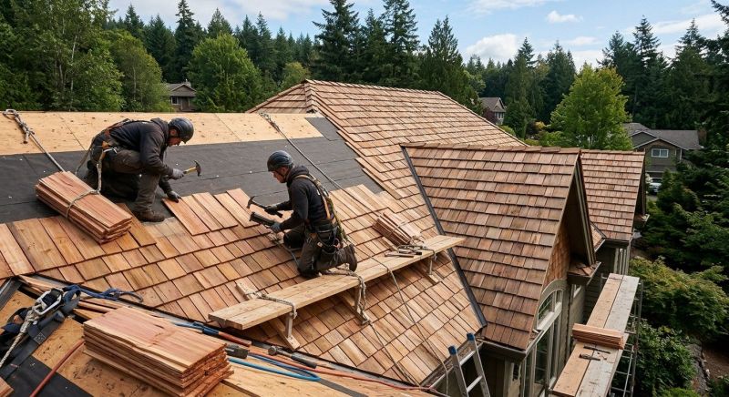 Wood Roofing Installation in Fredericksburg, VA